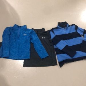 Lot of 3 boys half-zips
